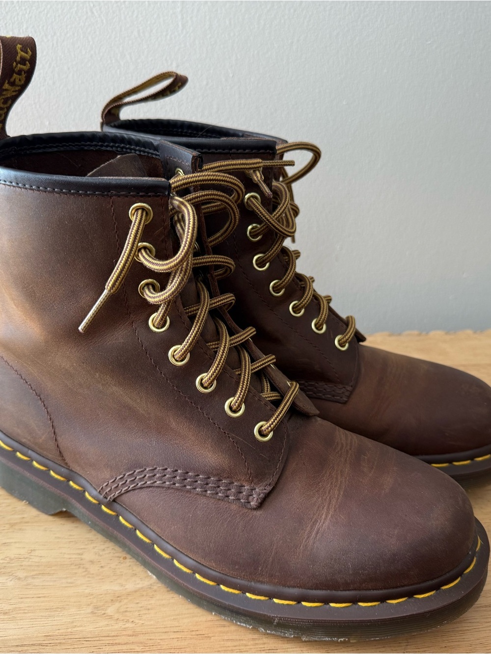 Dr. Martens Brown Leather Boots